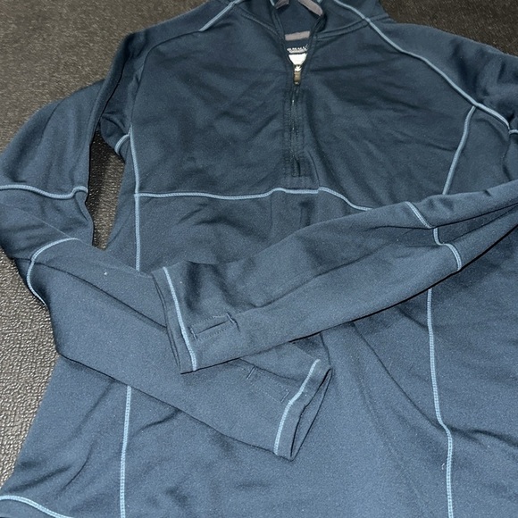 Columbia Teal Hooded Pullover with Half-Zip size medium - Picture 2 of 8